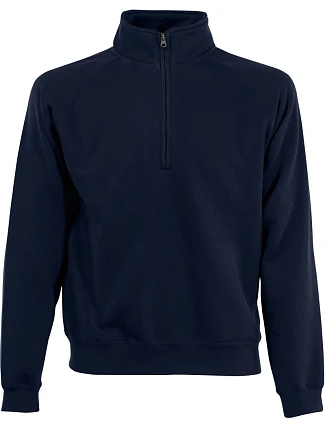 Fruit of the Loom Premium Zip Neck Sweat Mikina s 1/4 zipem 16.2032 deep navy