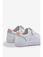 Dětské Tenisky Z Eko Kůže Na Suchý Zip Big Star OO374005 Bílé