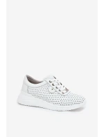 Dámské Kožené Sportovní Boty Vinceza 79532 Bílé