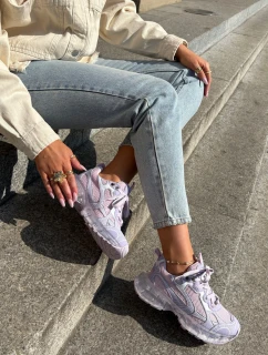 Dámské Kožené Tenisky GOE RR2N4081 Fialové