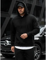 Pánská mikina s kapucí černá BX2028