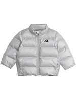 Dětská bunda adidas Synthetic Down Glam Silver JM8870