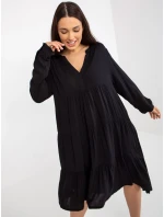 Šaty D73761M30361A černé