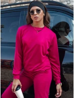 MILIAN fuchsiová dámská tepláková souprava FashionStreet AY1099 MILIAN fuchsiová dámská tepláková souprava FashionStreet AY1099