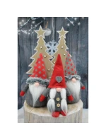 DEKORATIVNÍ TRPASLÍK SE SRDCEM 20CM DÍVKA DEKORATIVNÍ TRPASLÍK SE SRDCEM 20CM DÍVKA