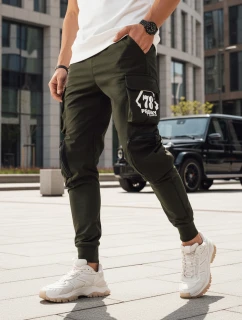 Pánské bojové kalhoty zelené FashionStreet UX4165