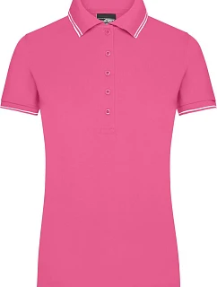 Daiber JN 985 Dámské piqué polo 02.0985 pink/white