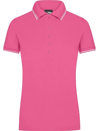 Daiber JN 985 Dámské piqué polo 02.0985 pink/white Daiber JN 985 Dámské piqué polo 02.0985 pink/white