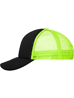 Daiber MB 70 5 panelová polyesterová síťovaná kšiltovka 03.0070 black/neon yellow Daiber MB 70 5 panelová polyesterová síťovaná kšiltovka 03.0070 black/neon yellow