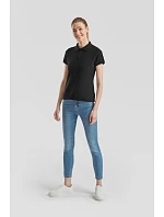 Fruit of the Loom Lady-Fit 65/35 Polo Dámské piqué polo 16.3212 heather grey Fruit of the Loom Lady-Fit 65/35 Polo Dámské piqué polo 16.3212 heather grey