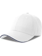 Atlantis Headwear Sport Sandwich-S 6 panelová sandwich kšiltovka 33.0275 white/navy Atlantis Headwear Sport Sandwich-S 6 panelová sandwich kšiltovka 33.0275 white/navy