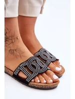 Dámské Křupky Zdobené Čepicemi Černé Evelins