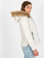 Dámská bunda NM KR P22 6627 18P bílá Dámská bunda NM KR P22 6627 18P bílá