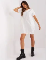 Dámské šaty RV SK 8723.89P Ecru - FPrice Dámské šaty RV SK 8723.89P Ecru - FPrice
