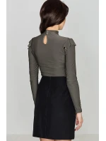 Dámská halenka K438 khaki - Katrus