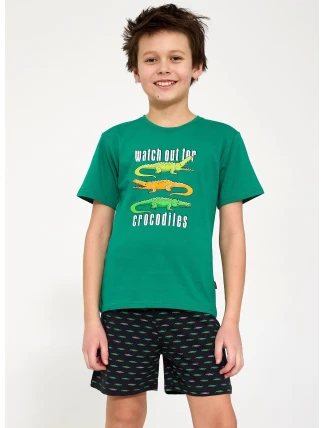 Pyžamo Cornette Young Boy 790/125 Krokodýli kr/r 134-164 Pyžamo Cornette Young Boy 790/125 Krokodýli kr/r 134-164