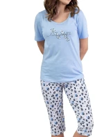 Dámské pyžamo 689 blue - REGINA Dámské pyžamo 689 blue - REGINA