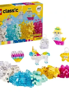 Magická sada LEGO CLASSIC 11040 s průhlednými kostkami