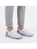 Dámské kožené polobotky bílé Artiker 58C0586