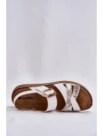 Dámské Sandály S Přezkou Inblu GS000056 Bílé