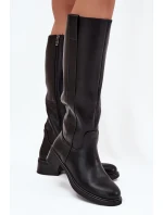 Dámské oficírky na nízkém podpatku Averna – černé