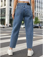 Dámské džíny balloon fit s vysokým sedem FashionStreet UY2929