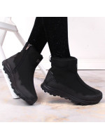 DK Jr nepromokavé zateplené sněhové boty DK58A černé