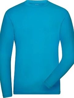 Daiber JN 1804 Pánské pracovní elast. tričko - Solid 02.1804 turquoise