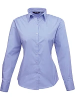 Premier PR 300 Popelínová halenka s dlouhým rukávem 39.0300 mid blue Premier PR 300 Popelínová halenka s dlouhým rukávem 39.0300 mid blue