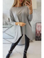Oversize halenka šedá Oversize halenka šedá