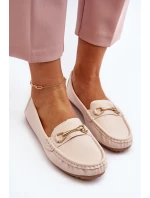 Dámské nazouvací mokasíny se třpytivým zdobením Béžove This Moment Dámské nazouvací mokasíny se třpytivým zdobením Béžove This Moment