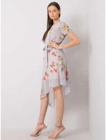 Šaty LK SK 507634.75P světle šedé