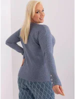 PM SW PM1020 Svetr.12P šedá modrá PM SW PM1020 Svetr.12P šedá modrá