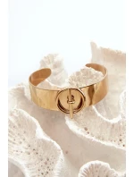 Dámský náramek se zlatým zdobením z nerezové oceli