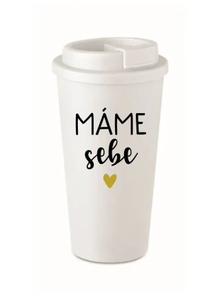 MÁME SEBE - bílý termohrnek 475 ml MÁME SEBE - bílý termohrnek 475 ml