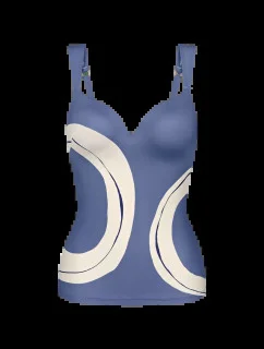 Dámské tankini vrchní díl Summer Allure WP Tankini modré - Triumph