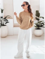 Dámská mikina CALIFORNIA DREAM béžová FashionStreet BY1194