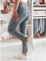 Dámské džínové kalhoty regular fit DESTINA blue FashionStreet UY2447