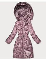 Prošívaný přechodný kabát s kapucí Goodlookin pink (Y3-9215-52)
