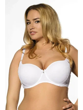 Dámská podprsenka 345 Ivone white - KINGA Dámská podprsenka 345 Ivone white - KINGA