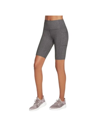 Skechers Go Walk Cyklistické kraťasy s vysokým pasem W3SH53-GYS Grey M