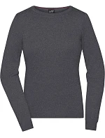 Daiber JN 1313 Dámský svetr s kulatým výstřihem 02.1313 anthracite melange Daiber JN 1313 Dámský svetr s kulatým výstřihem 02.1313 anthracite melange