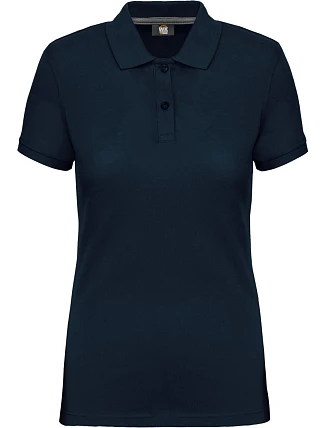 WK WK 275 Dámské pracovní piqué polo z těžké bavlny 20.W275 navy WK WK 275 Dámské pracovní piqué polo z těžké bavlny 20.W275 navy