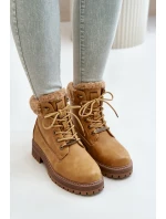 Zateplené dámské boty Big Star OO274A285 Camel