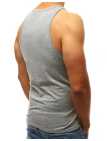 Pánské tílko bez potisku šedé FashionStreet RX3587