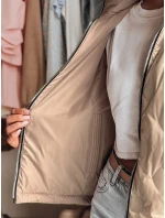 Dámská dvoucestná přechodná bunda SYLVIAN béžová FashionStreet TY4863