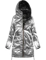 Černá oboustranná dámská zimní bunda (1908)