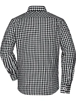 Daiber JN 617 Popelínová kostkovaná košile s dl. rukávem 02.0617 black/white