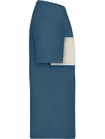 Daiber 8049 Tričko z bio bavlny "Colour-Block" 02.8049 dusty blue/sandstone Daiber 8049 Tričko z bio bavlny "Colour-Block" 02.8049 dusty blue/sandstone