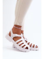 Dámské pěnové sandály římské bílé Gasaria